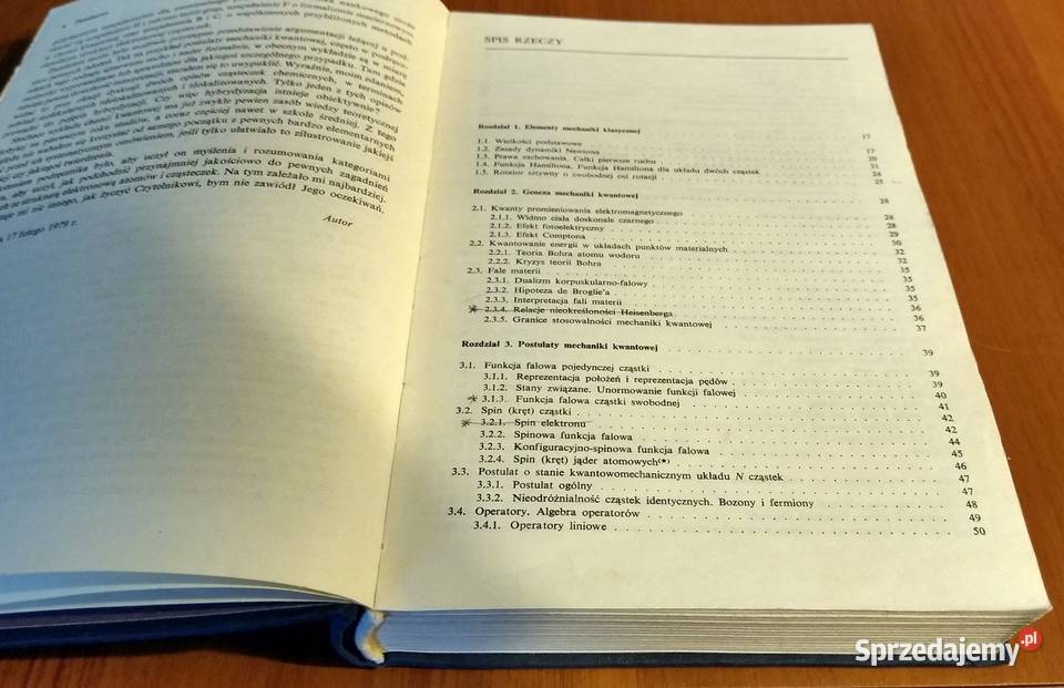 Elementy mechaniki i chemii kwantowej Alojzy