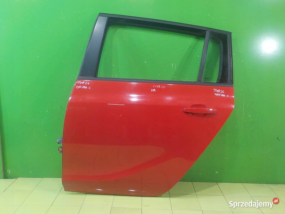 OPEL ZAFIRA C 20 CDTI AUT 13r 5D drzwi lewe tyl Suków