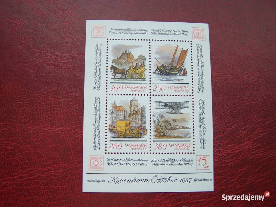 Dania 1976 MNH Wystawa HAFNIA 87 BŁĄD Cz Slania śląskie Tychy