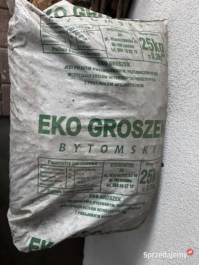 Eko Groszek Bytomski Węgiel 27295 MJ waga netto Swarzędz sprzedam