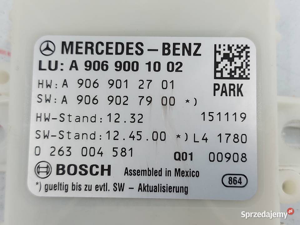 VW CRAFTER I LIFT 16r moduł PDC A9069001002 Motoryzacja Kielce