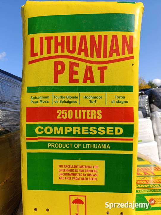 Torf kwaśny pH 3545 250l mazowieckie Tłuszcz