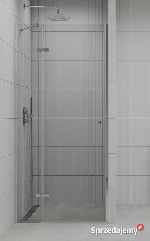DRZWI PRYSZNICOWE otwierane uchylne SZKŁO 6 mm Choroszcz