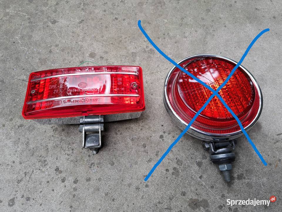 Lampa przeciwmgielna chrom Mercedes Garbus Leszno sprzedam