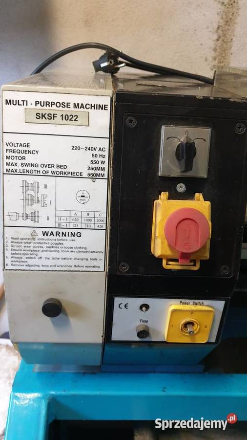 Stołowa tokarka do metalu Luna SKSF 1022