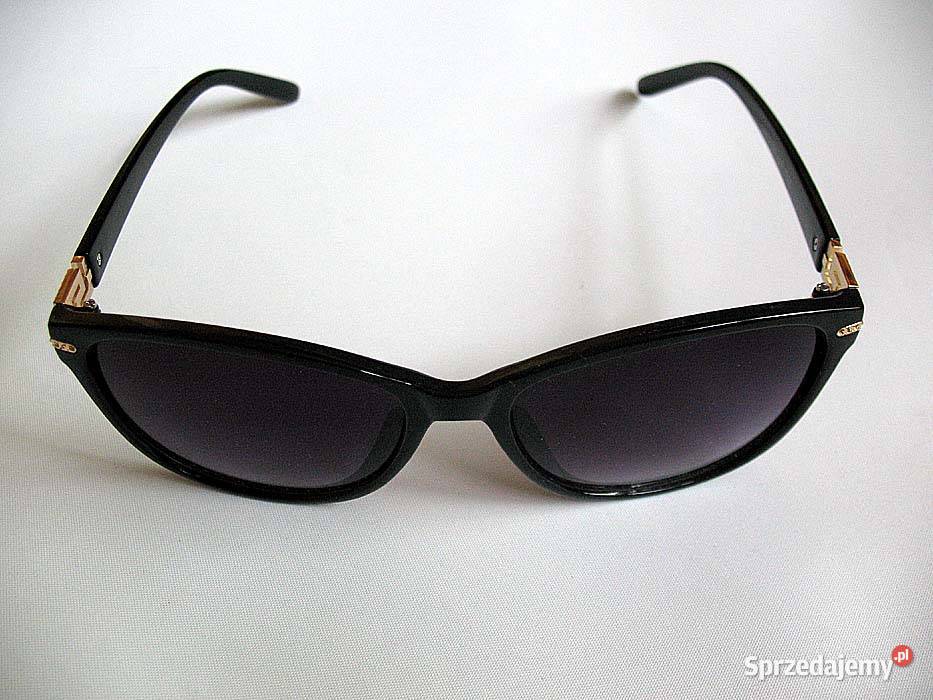 Okulary słoneczne e stylu Gucci czarne mazowieckie Siedlce