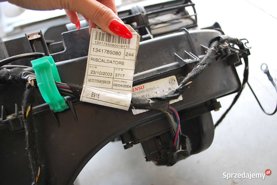 NAGRZEWNICA FIAT DUCATO 20022006 Ogrzewanie, wentylacja i klimatyzacja Grzebowilk