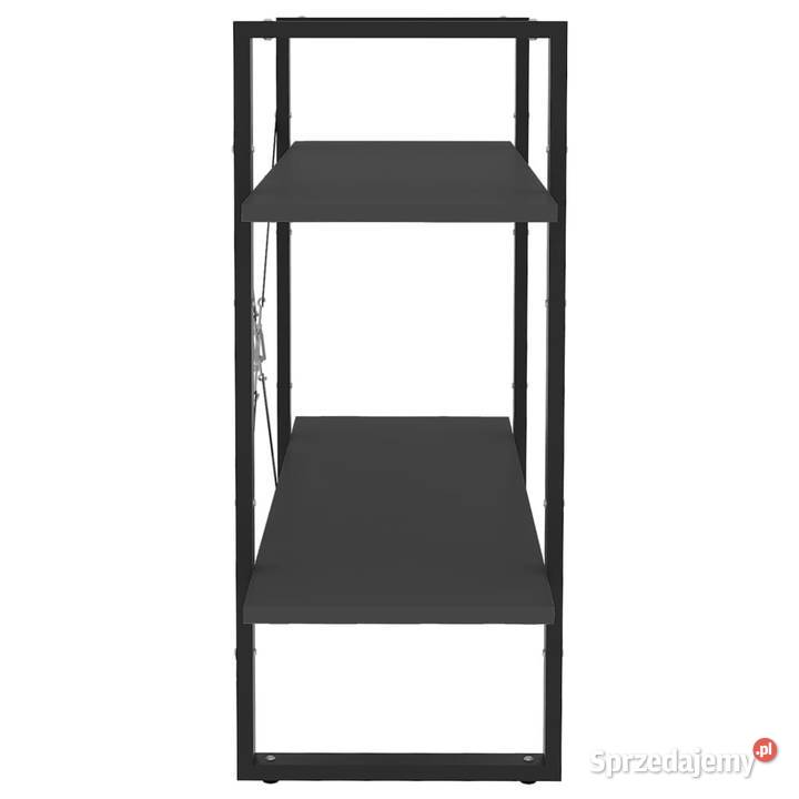 2poziomowy regał na książki szary 80x30x70 Warszawa