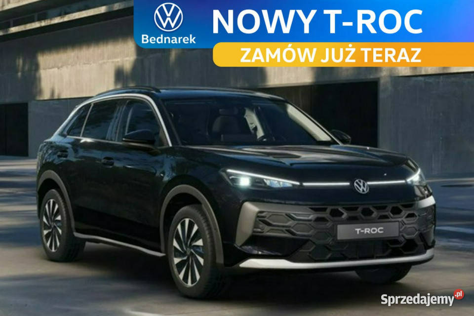 Volkswagen TRoc Wersja Life 15 eTSI 150 DSG relingi dachowe