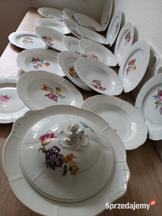 Zestaw obiadowy Dresden Porcelana i szkło małopolskie Gorlice