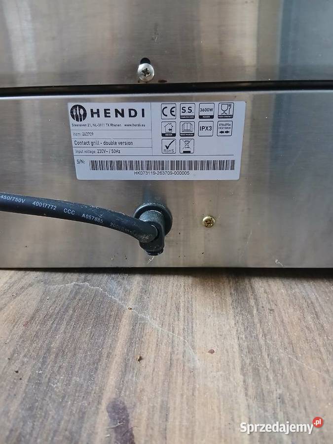 Marka Hendi Produkt Grill podwójny Goliszów