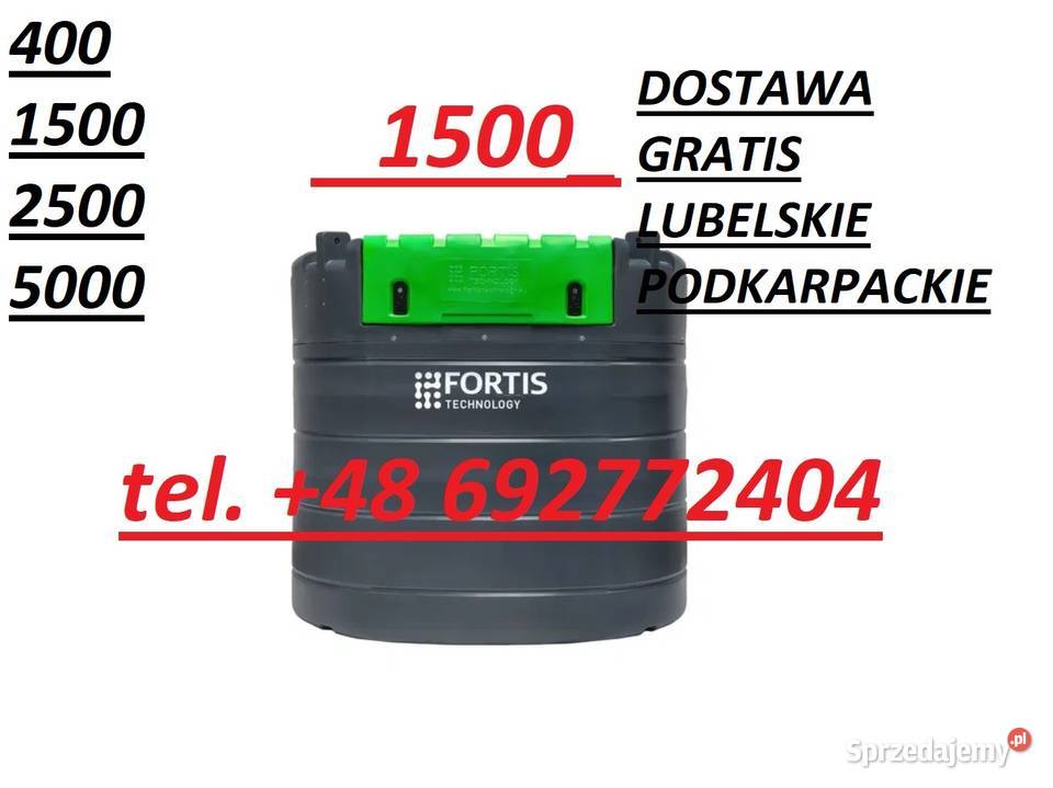 Zbiornik Dwupłaszczowy 1500 Agro FORTIS SWIMMER