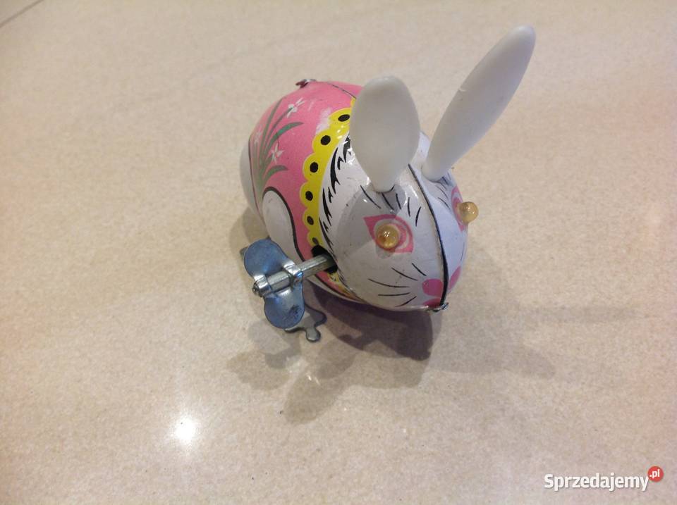 Zajączek Nakręcany Pisanka Metalowa Stary lubuskie Nowa Sól sprzedam