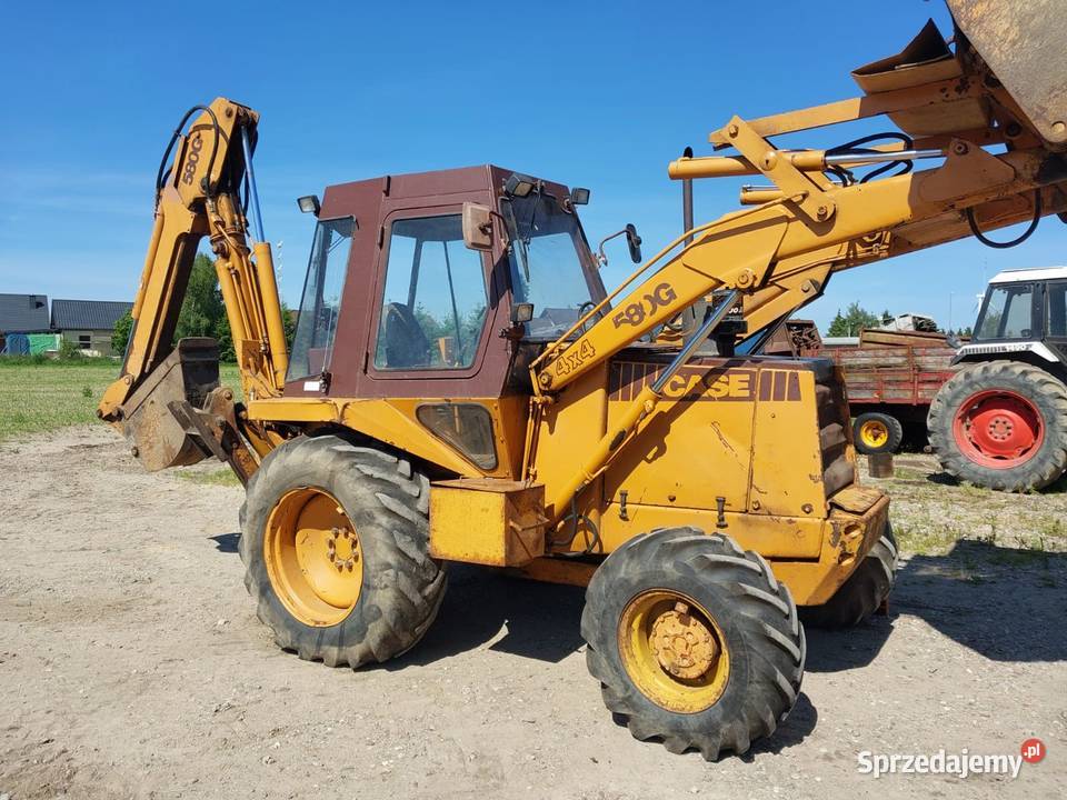 Koparko ładowarka Case 580g teleskop 4x4 nie Konarzyny