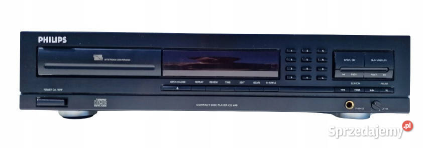Philips CD690 kompaktowy odtwarzacz CD Player Odtwarzacze CD i MD Międzychód