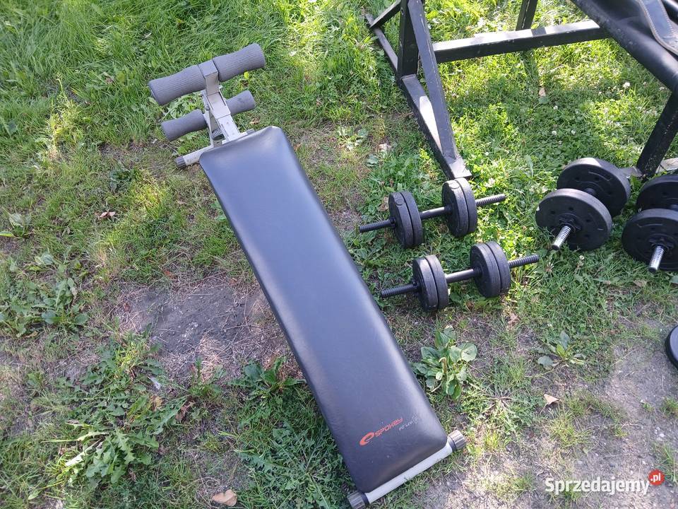 Siłownia sprzęt sportowy pas drążek ławka do Śliwice