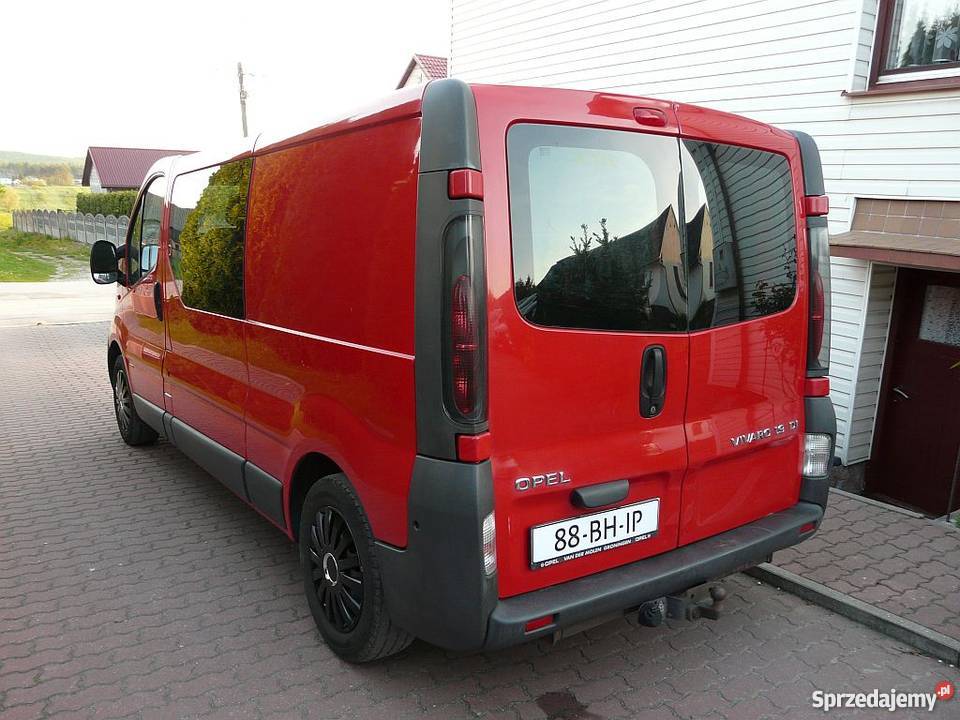 OPEL VIVARO 19 DTI długi long osób Holenderka hak
