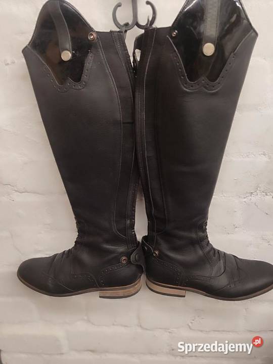 Buty jeździeckie Loesdau Porto Jump Soft lakier Krośniewice