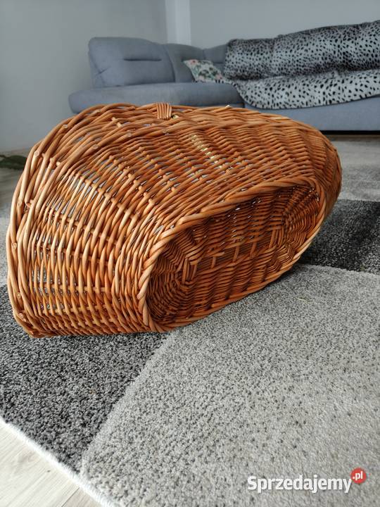 Kosz wiklinowy na drewno L Pozostałe podkarpackie Leżajsk