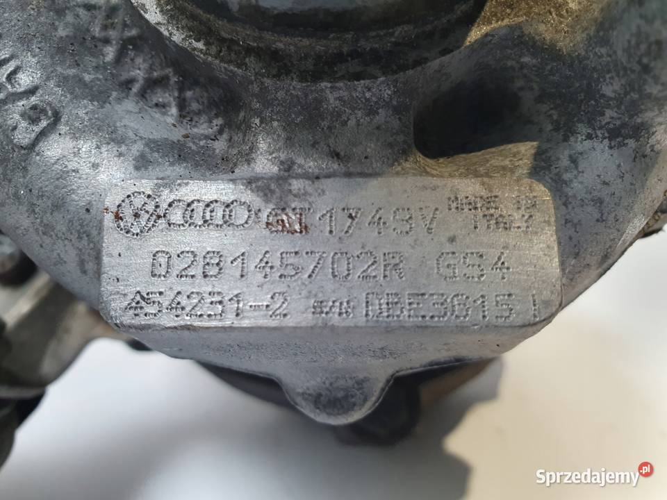 TURBOSPRĘŻARKA Audi A4 B5 19 TDI turbo osobowe Chełm