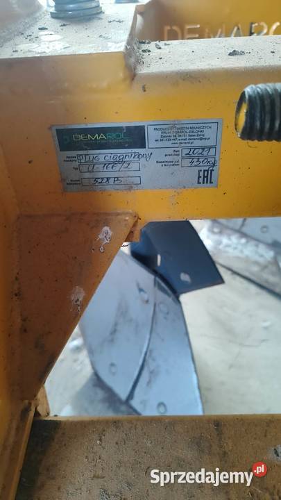 Pług 4 skibowy jednobelkowy DEMAROL nieuszkodzony lubelskie Tomaszów Lubelski sprzedam