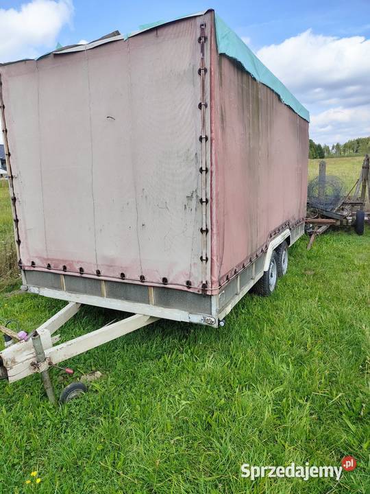 Przyczepa plandeka dwu osiowa Nowa Sól