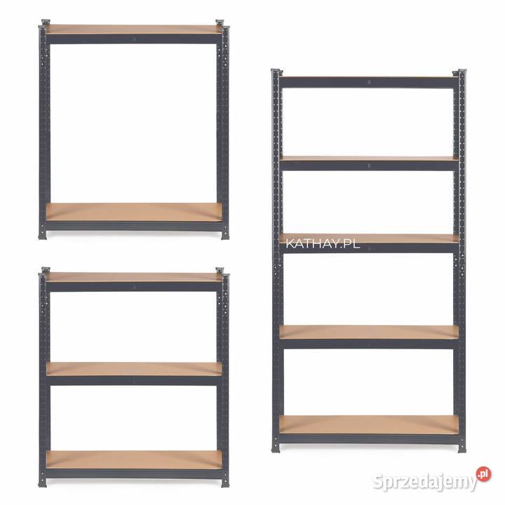 Regał magazynowy metalowy antracytowy grafitowy Poznań