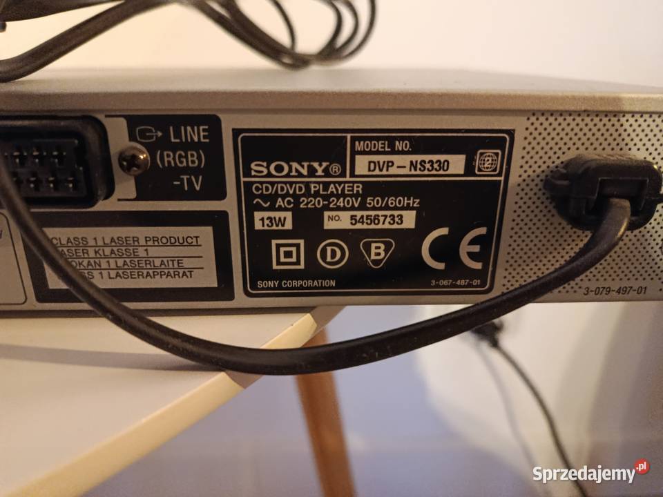 Odtwarzacz DVD MP3 Sony Brodnica