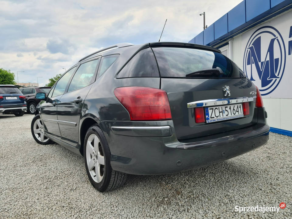 Peugeot 407 SW Automat 20 HDI SzklanyDach Navi Wągrowiec