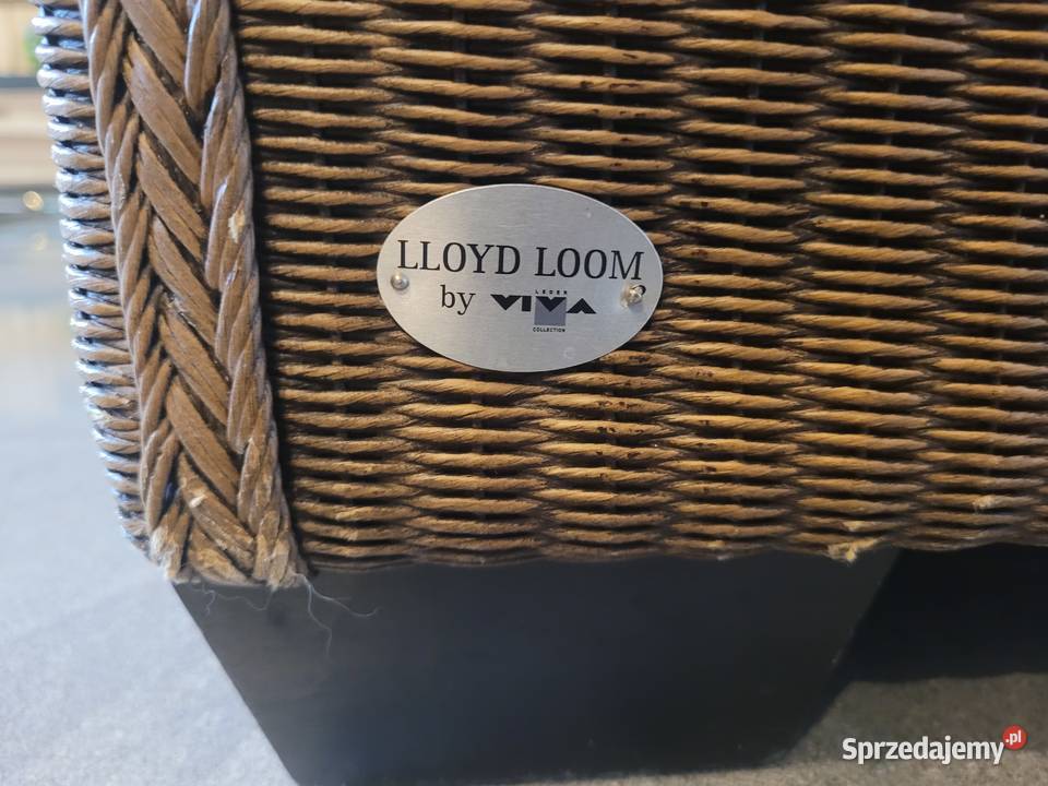 Dwie Sofy Rattanowe Lloyd Loom 3 osobowa i 2 Wisła