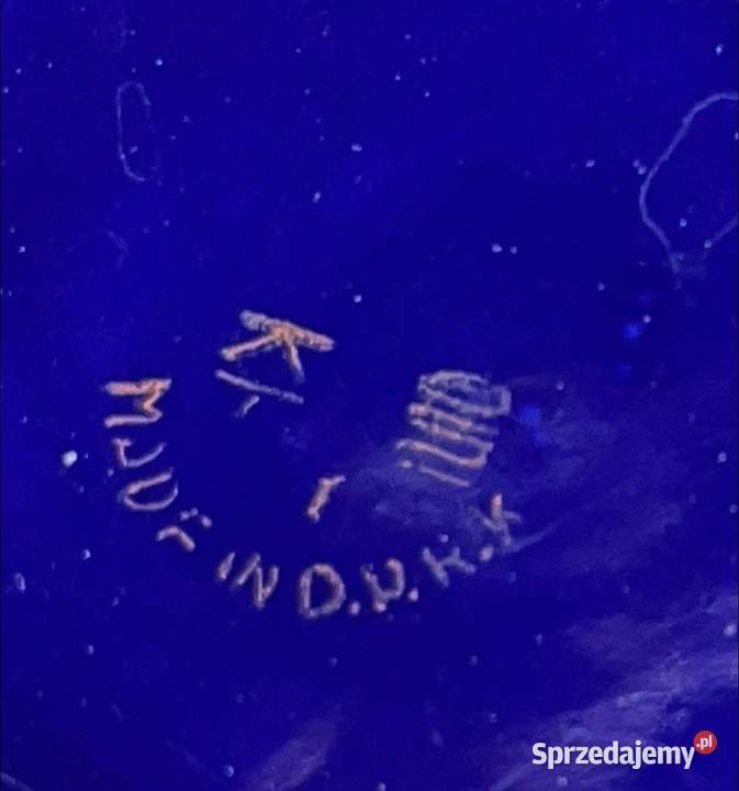 Kobaltowy serwis do kawy espresso D P R K Korea