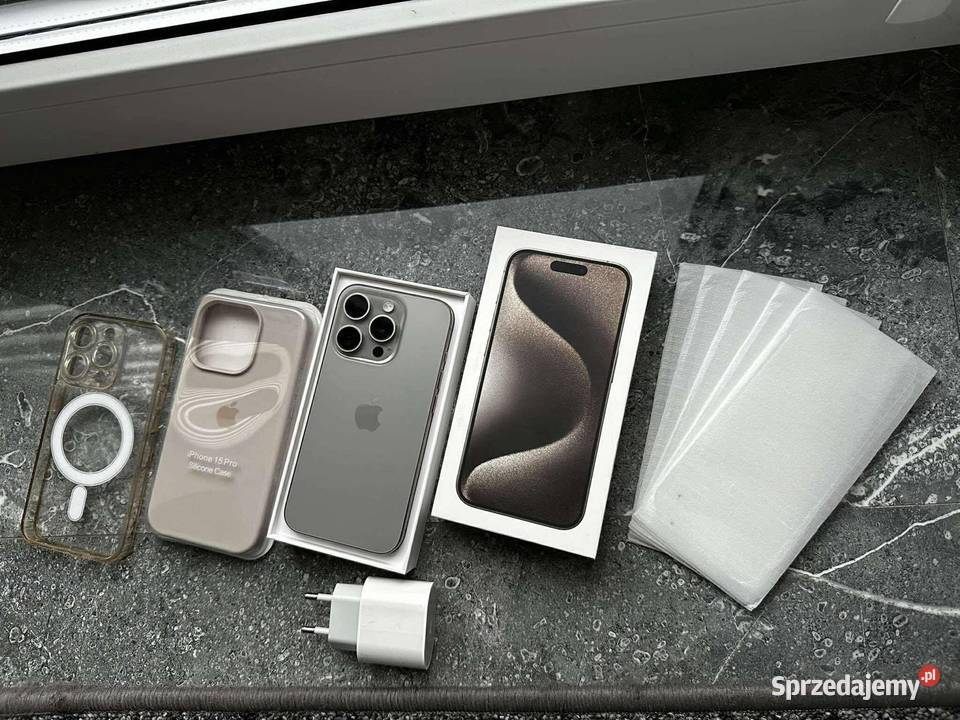 iPhone 15 Pro Naturalny Tytan Łańcut