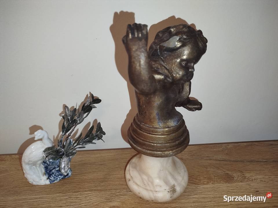 Stara figurka Amorek Putto Antyk Antyki Szczecin