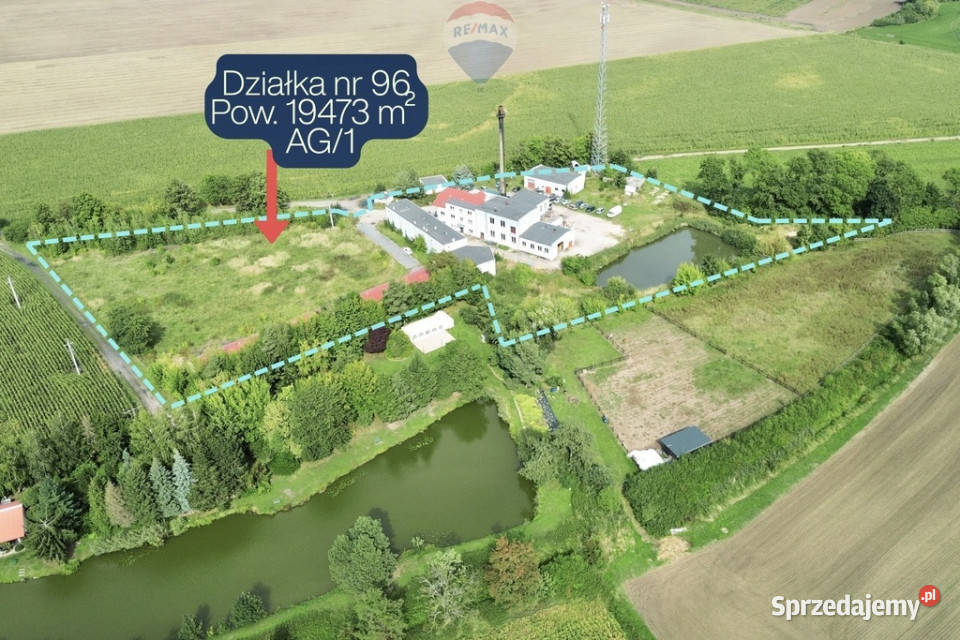 Uzbrojony kompleks 2 ha autostradzie A4 Wiązów