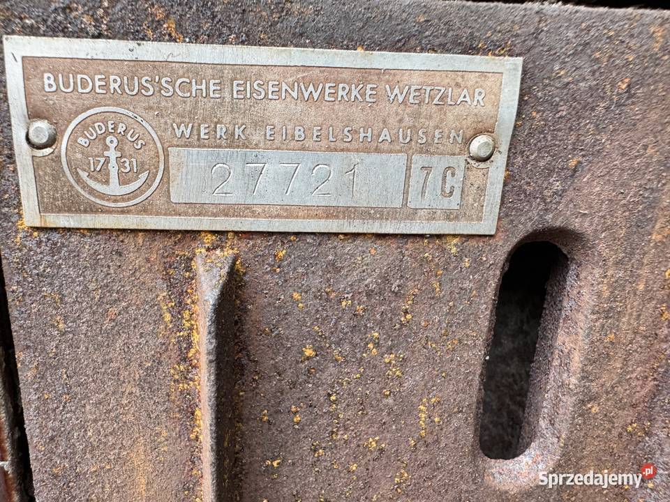 Piecyk norweski piec żeliwny kominek niemiecki