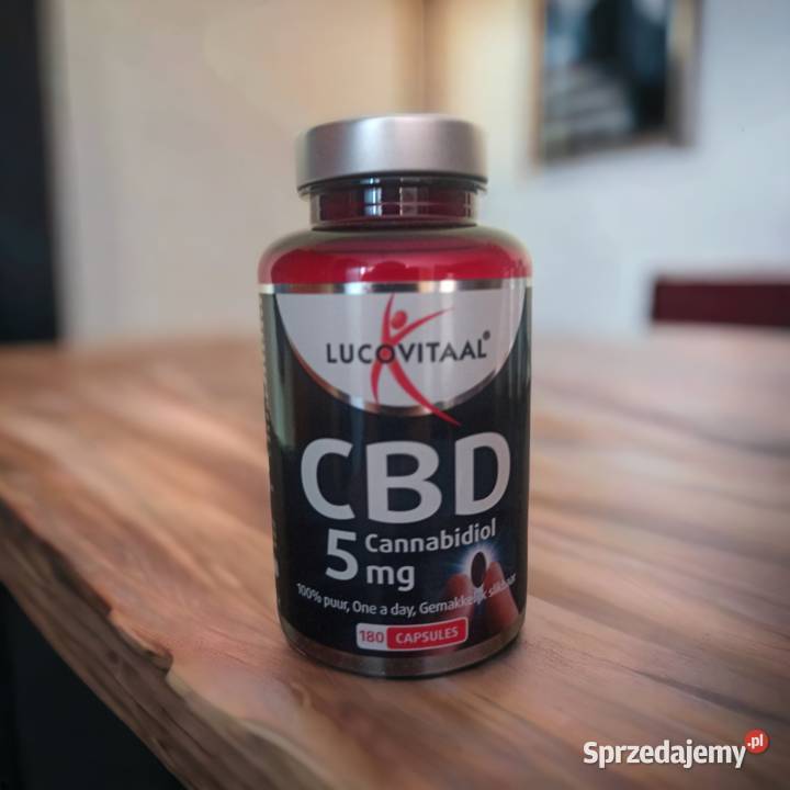 Olej konopny CBD w kapsułkach Lucovitaal 5mg 180 łódzkie Łódź