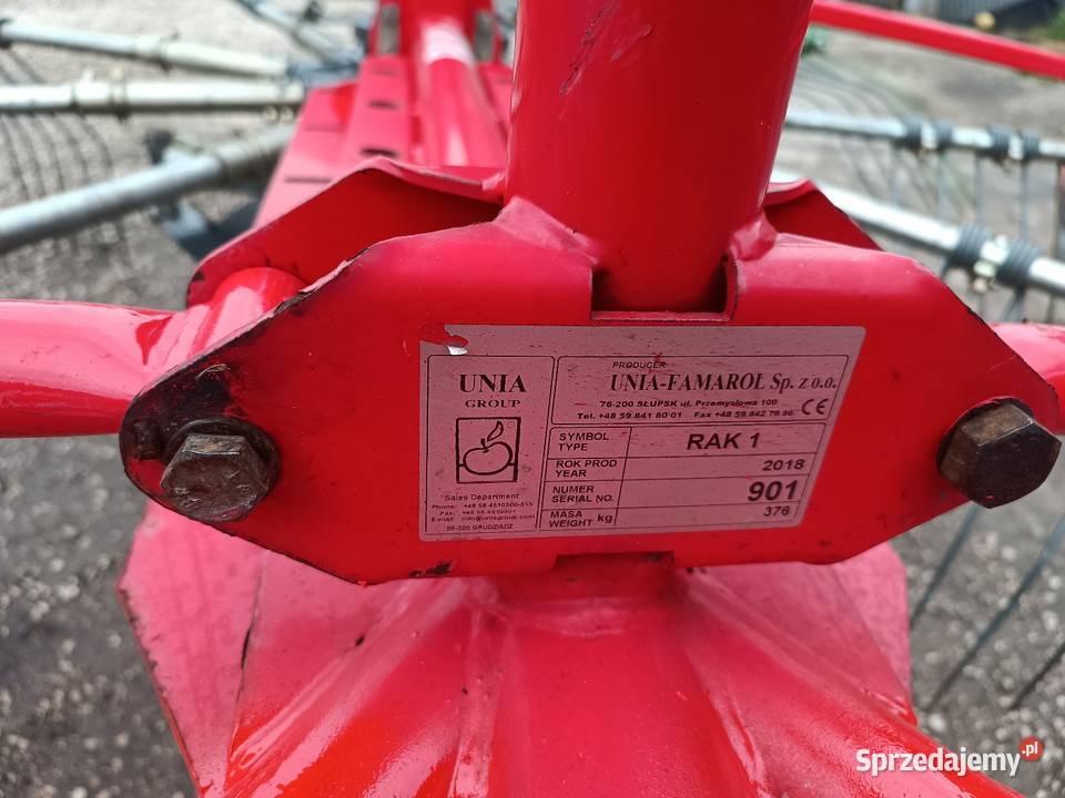 Zgrabiarka Unia Rak 1 Wielgomłyny sprzedam