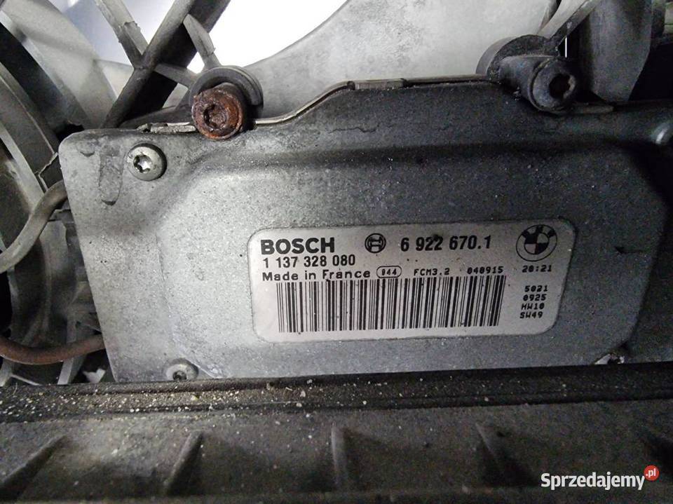 WENTYLATOR CHŁODNICY BMW E46 320 D Pozostałe Lipno