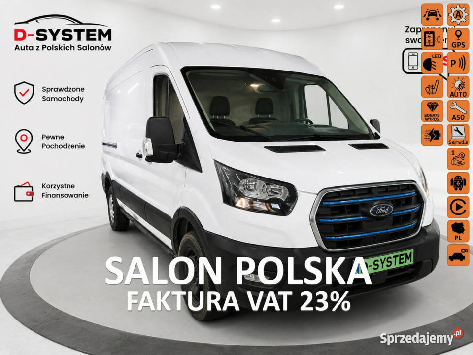 Ford Transit 2024r ETransit 250 184 Salon Polska ABS Białystok
