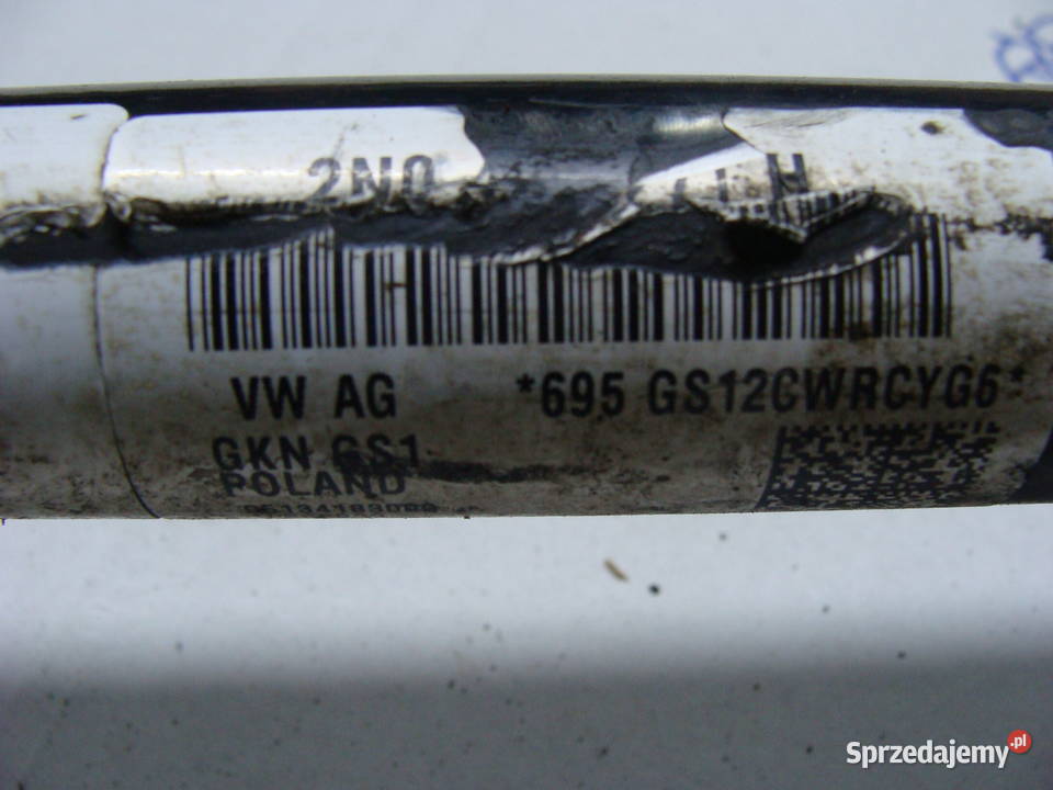VW CRAFTER MAN TGE PÓŁOŚ LEWA 2N0407271H Goleniów sprzedam