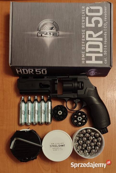 Sprzedam Nowy Rewolwer HDR Cal.50 6 rounds co2
