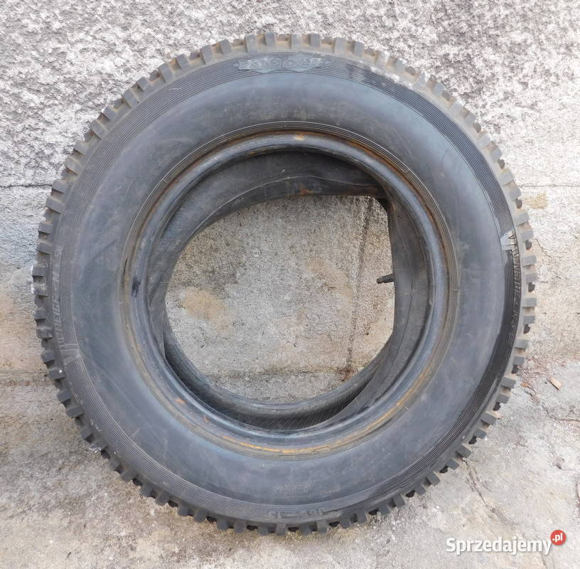 Opony z kolcami Kleber Fiat 125p Łada rajdy 165 Kraków sprzedam