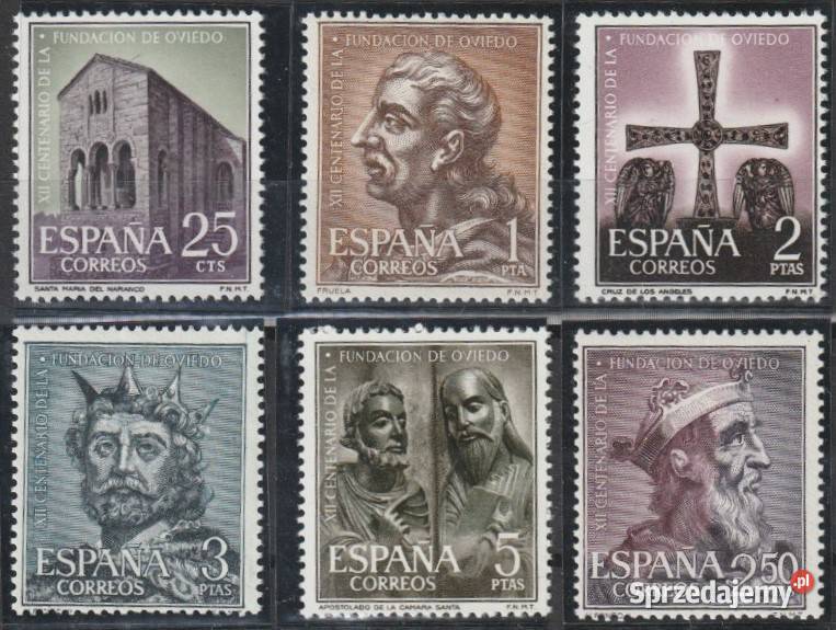 HISZPANIA OVIEDO 1961 CZYSTE Łódź