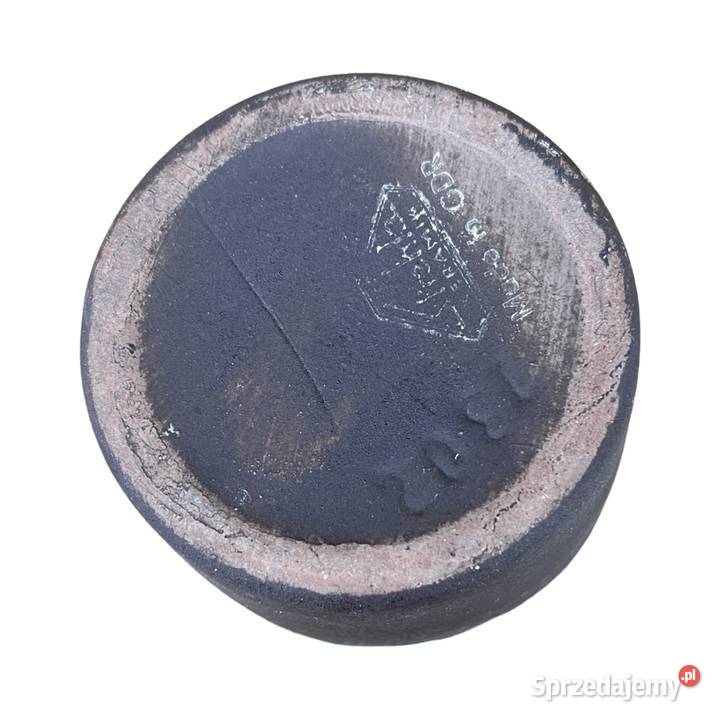 Ceramiczny wazon z uchem fat lava Strehla niebieski Warszawa