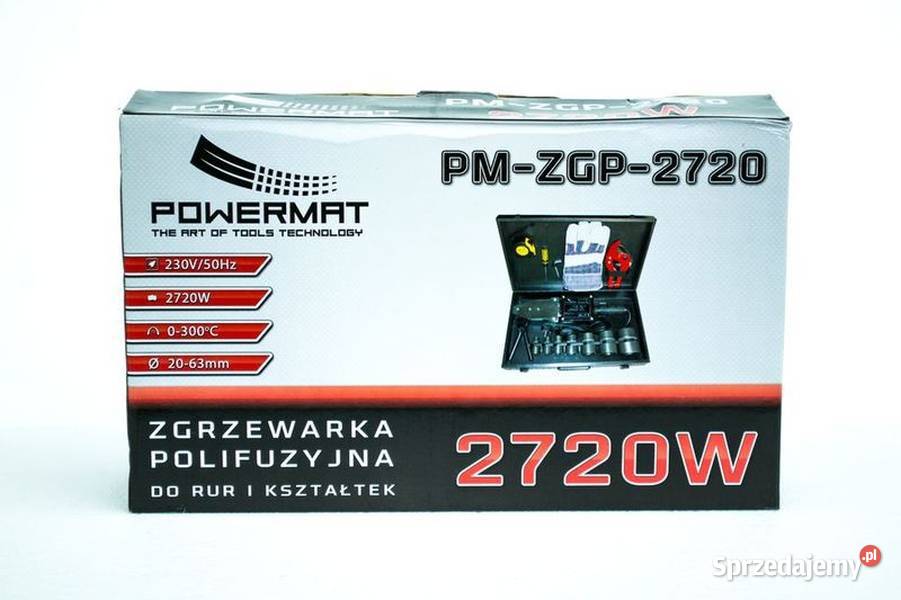 Zgżewarka do Rur PCV 7 Matryc 2720W 16 63 MM Gliwice