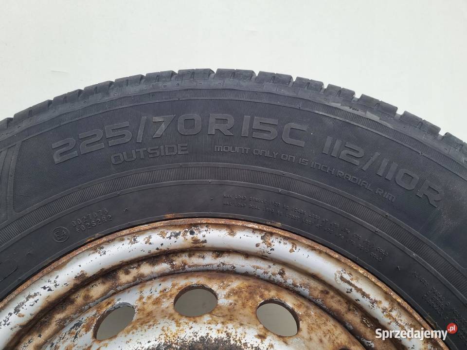 VW LT KOŁO ZAPASOWE Zapas felga 22570 R15C 5X130 stalowe Chełm