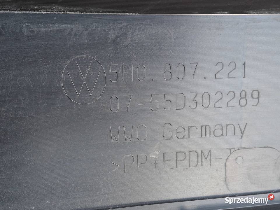 VW GOLF VIII 8 ZDERZAK PRZÓD PRZEDNI ORYGINAŁ Zderzaki