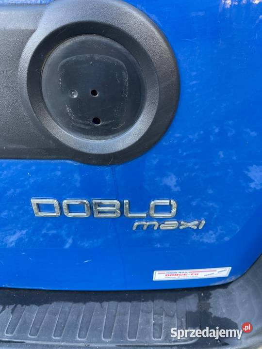 Fiat Doblo MAXI 2013 Rok produkcji 2013 Pniewy sprzedam