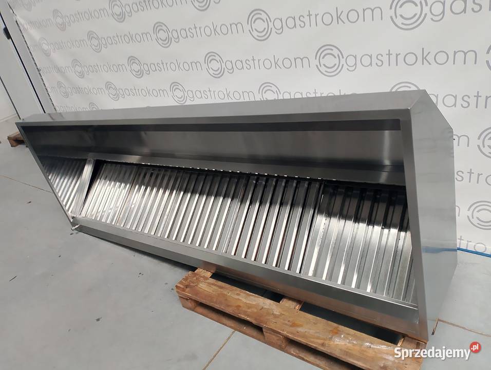 OKAP PRZYŚCIENNY TRAPEZOWY Z ŁAPACZAMI 260x90 Wrocław