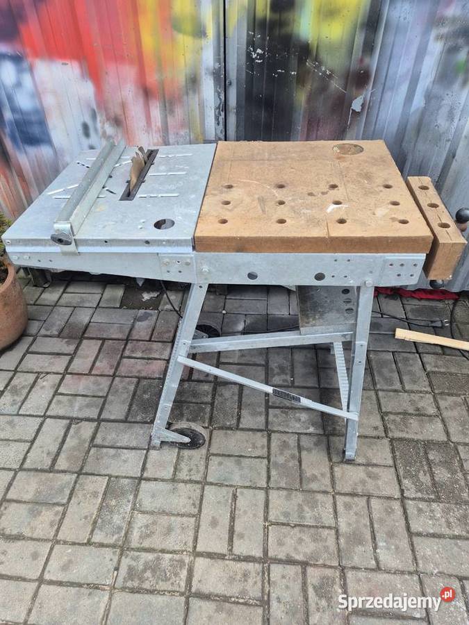 Stół roboczy Wolfcrafta z piłą Piły stołowe Poddębice